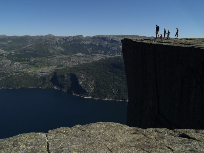 5 Mejores rutas de trekking de Noruega Preikestolen